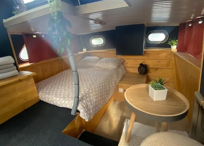 Апартаменты Les Pichies, Bateau Insolite, Le Nathalie Nath Saint-Leger-sur-Vouzance